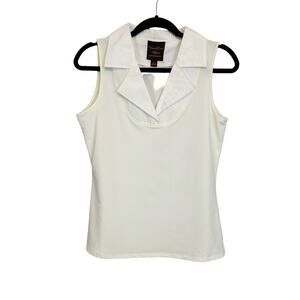 Under Cover Agent by Kathleen Kirkwood  Sleeveless Top Cream Medium